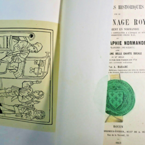 Tabellionage royal principalement en Normandie 1863
