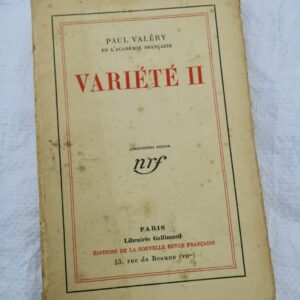 VALERY (Paul) Variété II EO