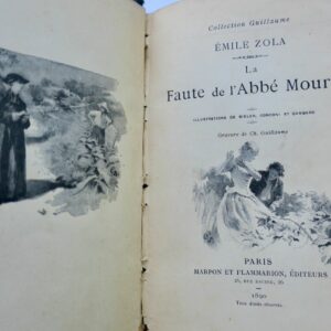 ZOLA Emile La faute de l'abbé Mouret 1890