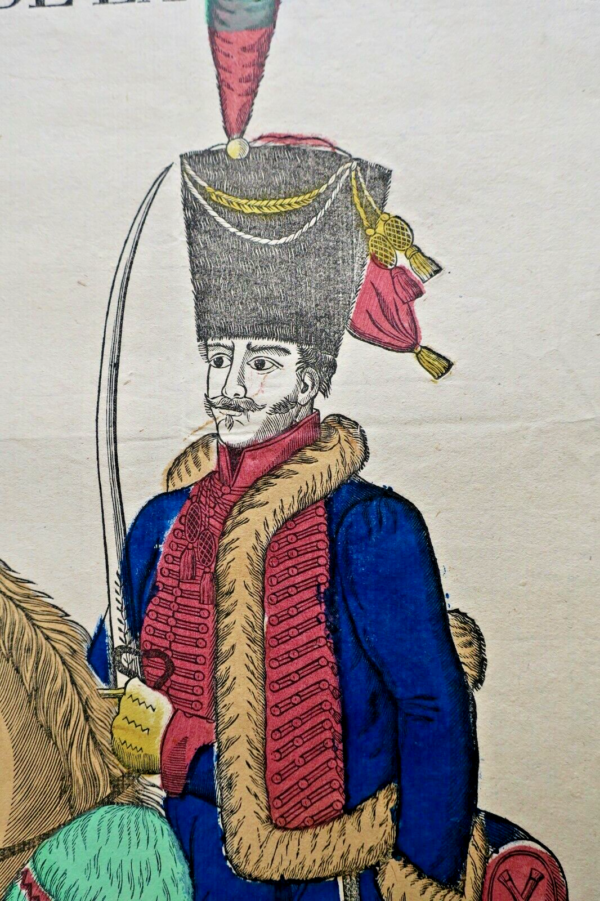 cannonier de la garde royale 43,5 x 66 cm aquarellée – Image 3