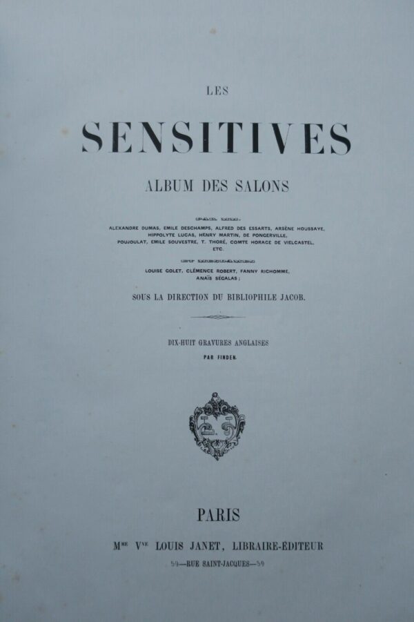 femme LES SENSITIVES Album des salons bib. Jacob – Image 9