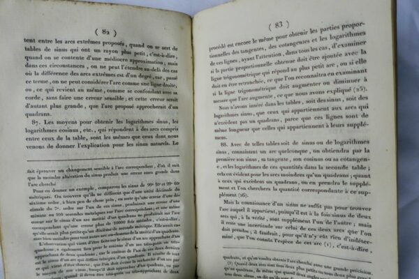 trigonométries rectiligne et sphèrique suivies du calcul...1819 – Image 6