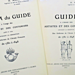 uniformes MALIBRAN  GUIDE A L'USAGE DES ARTISTES ET DES COSTUMIERS + Album