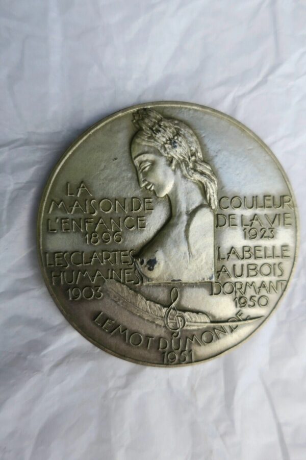 Académicien F. Gregh ARGENT 68 mm., 190 grs – Image 4