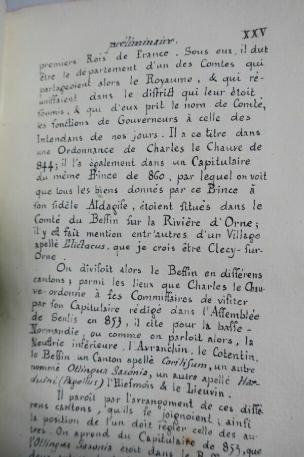 BAYEUX Histoire sommaire de la ville de Bayeux 1773 – Image 4