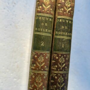 BOILEAU Oeuvres de Boileau Despréaux 1799