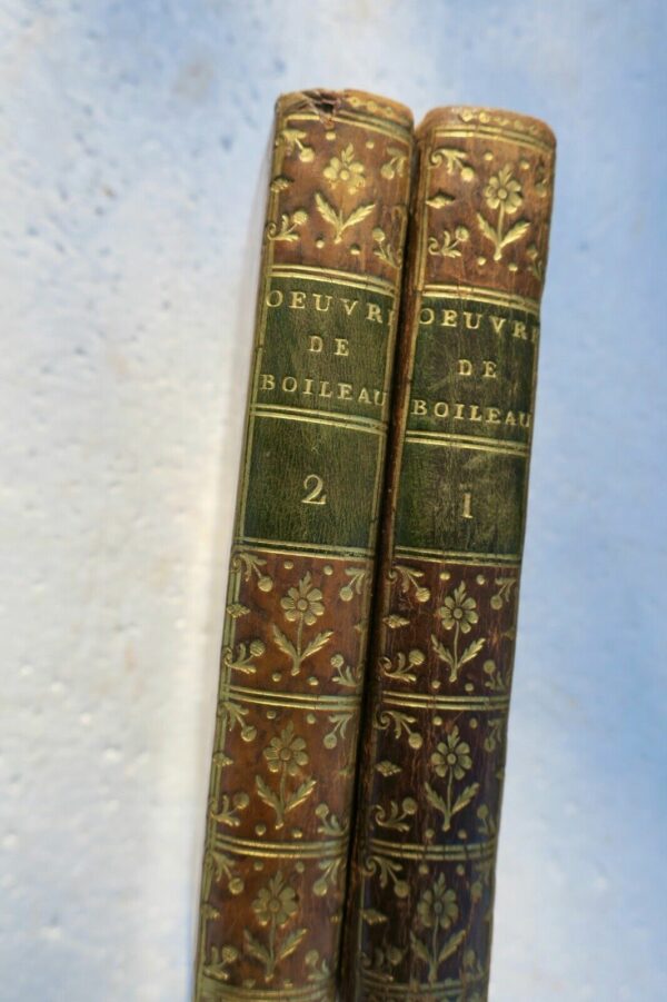 BOILEAU Oeuvres de Boileau Despréaux 1799