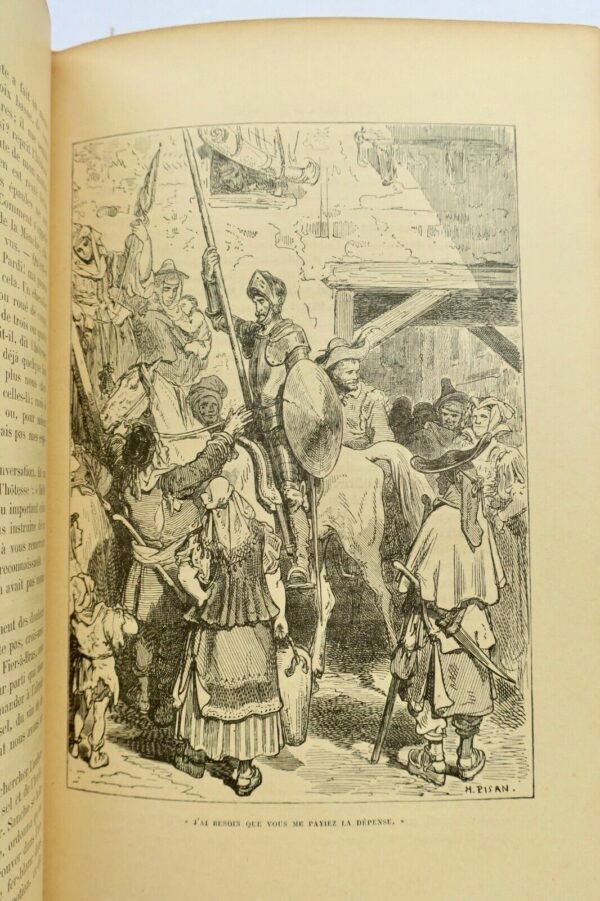 CERVANTÈS HISTOIRE DE L'ADMIRABLE DON QUICHOTTE  illustré par G. Doré 1898 – Image 6