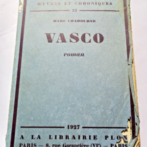 CHADOURNE  Vasco + dédicace