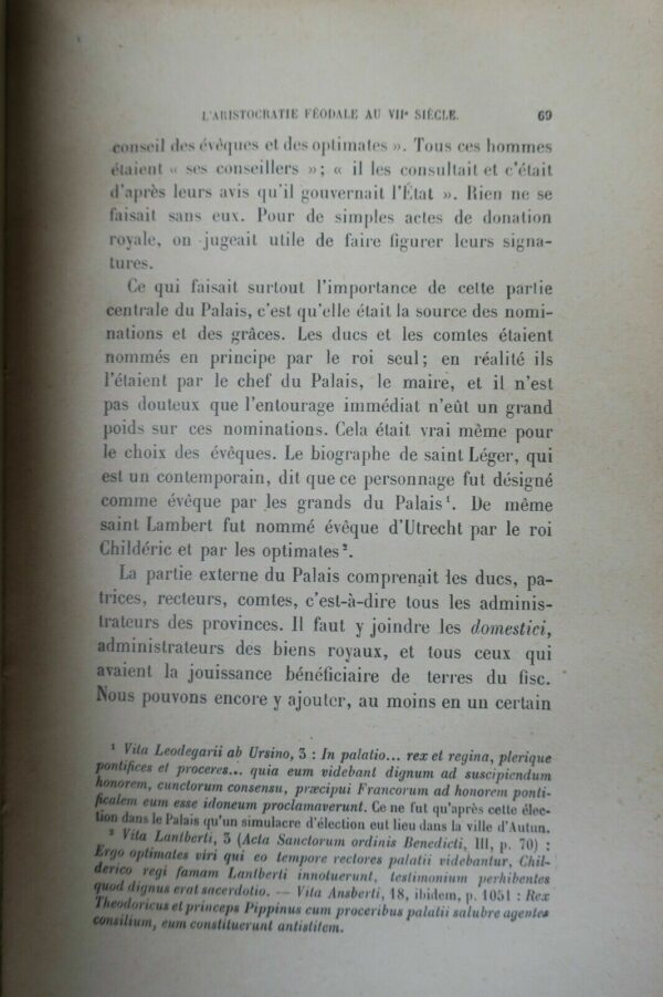 COULANGES  HISTOIRE DES INSTITUTIONS POLITIQUES DE L'ancienne France – Image 8