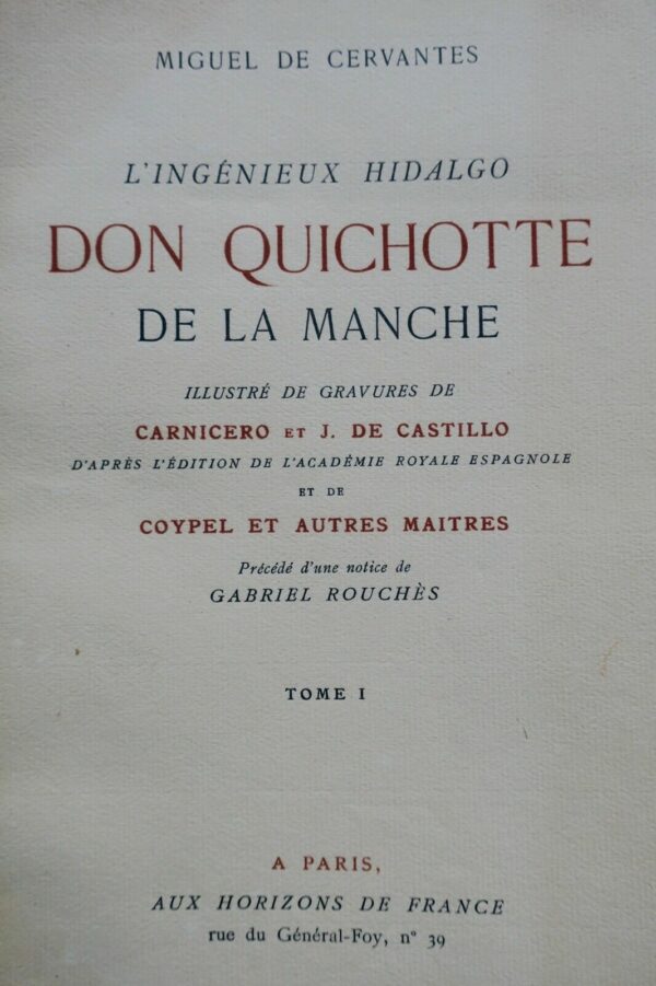 Cervantes DON QUICHOTTE DE LA MANCHE 1941 – Image 3