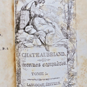 Chateaubriand Oeuvres Complètes Ladvocat 1826 EO
