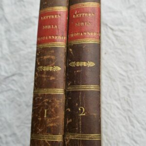 Chouan Lettres sur l'origine de la Chouannerie, et sur les chouans 1825