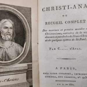 Christi-ana, ou recueil complet des maximes et pensées morales du Christianisme