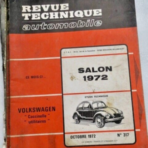 Coccinelle Revue Technique Automobile Volkswagen Coccinelle 1972 utilitaire