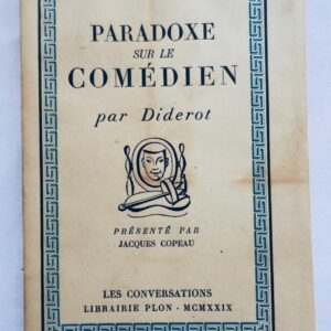 DIDEROT Paradoxe sur le comédien ill-Tcherkessof