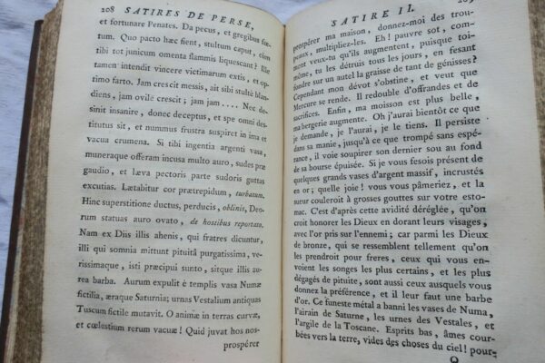 DUSAULX Satires de Perse 1772 – Image 8