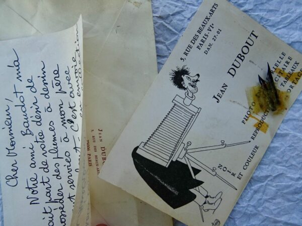 Dubout G. Chevalier Clochemerle 1950 + lettre – Image 14