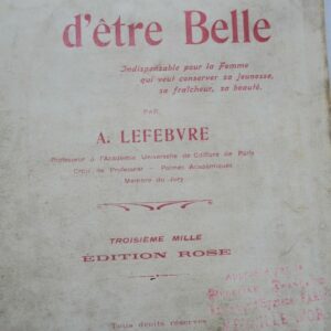 Femme l'art d'être belle 1902
