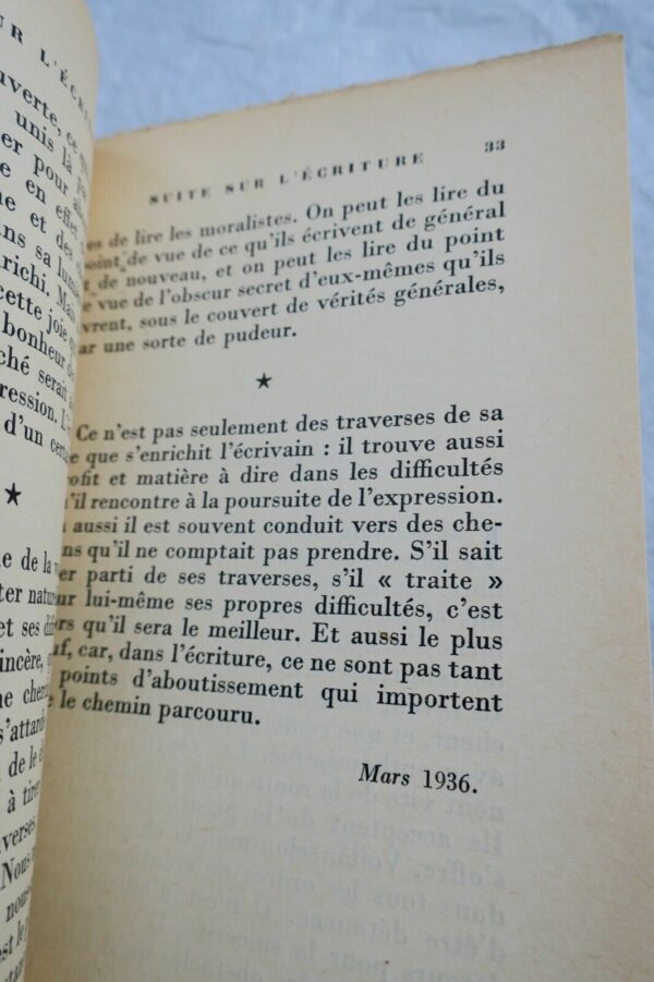 GRASSET (Bernard) Les Chemins de l'écriture + envoi – Image 7
