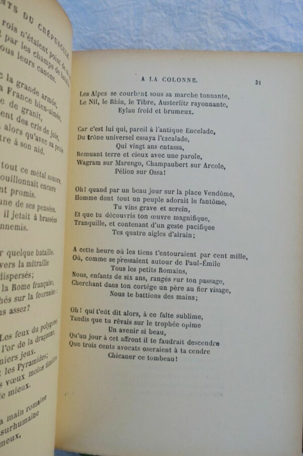 HUGO  LES CHANTS DU CREPUSCULE. HETZEL – Image 5