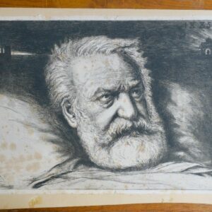 Hugo Victor HUGO eau-forte 39,5 x 26,5 cm