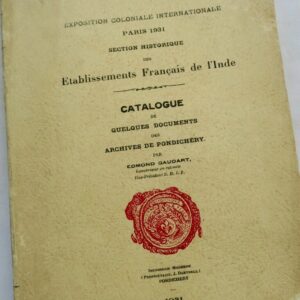 Inde  Exposition Coloniale Pondichéry 1931