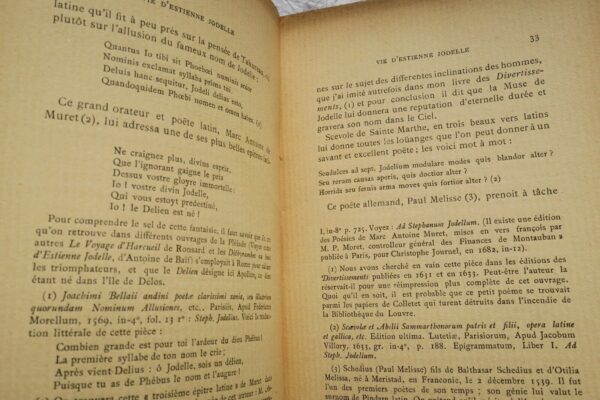 JODELLE, Estienne LES AMOURS ET AUTRES POESIES + dédicace – Image 8