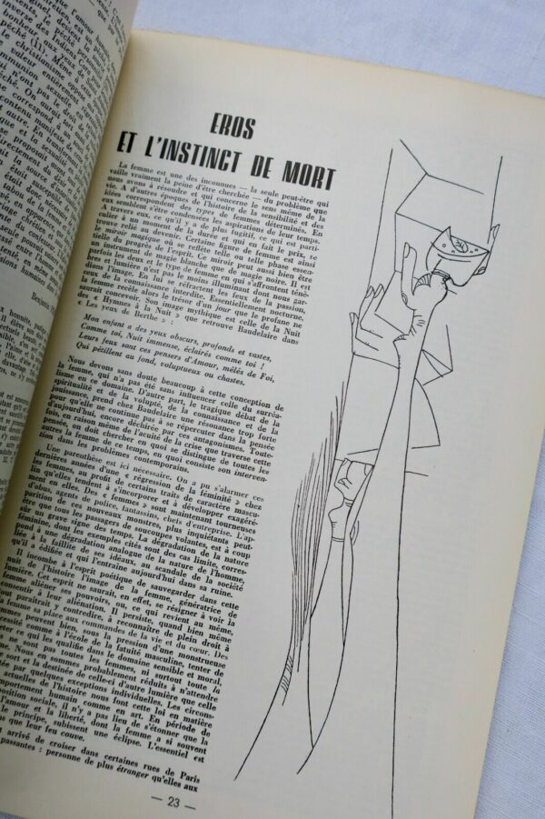 LAM, WIFREDO. Medium Communication Surréaliste. Nouvelle Série No 4 1955 – Image 5