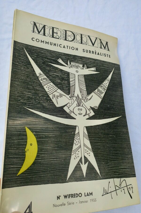 LAM, WIFREDO. Medium Communication Surréaliste. Nouvelle Série No 4 1955