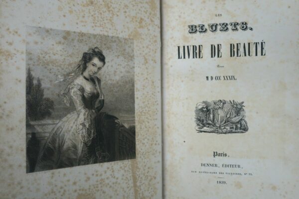 Les bluets livre de beauté 1839 maroquin – Image 4