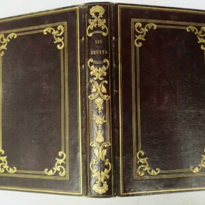 Les bluets livre de beauté 1839 maroquin