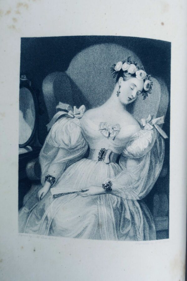 Les bluets livre de beauté 1839 maroquin – Image 6