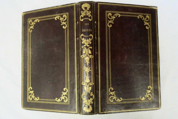 Les bluets livre de beauté 1839 maroquin