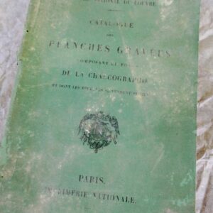 Louvre Catalogue  planches gravées composant le fonds de la chalcographie 1881