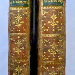 Maths BEZOUT Cours de Mathematiques; a l'Usage des Gardes du Pavillon 1781