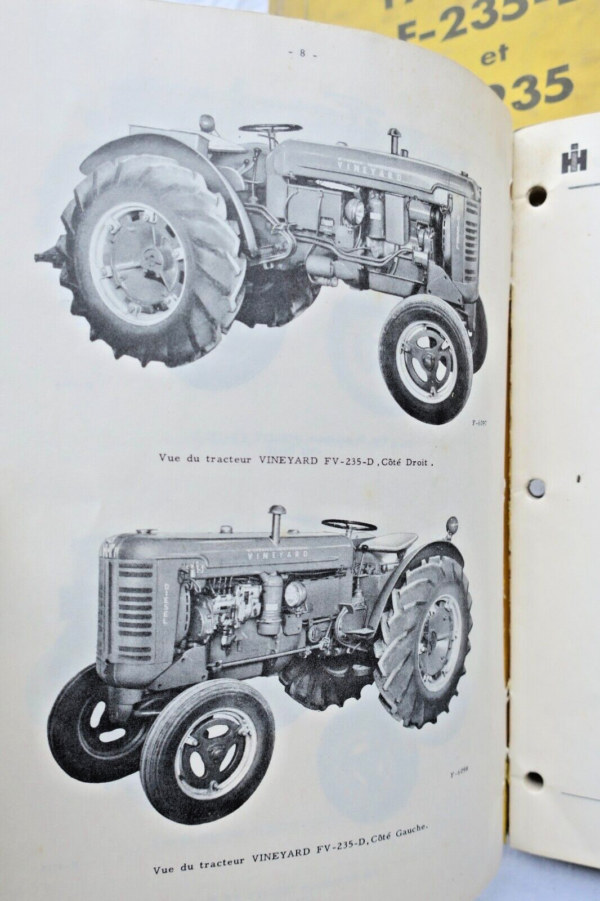 Mc Cormick Tracteurs, tractor   livret d'entretien...
