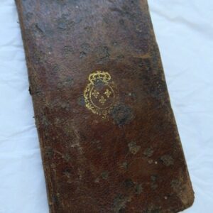 Mini Calendrier de la Cour, Tiré des éphémérides 1769 56 x 107 mm.