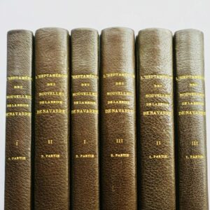 NAVARRE L'Heptameron reliure Pagnant sur japon