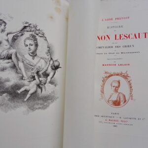 PREVOST Histoire de Manon Lescaut illustré par Leloir