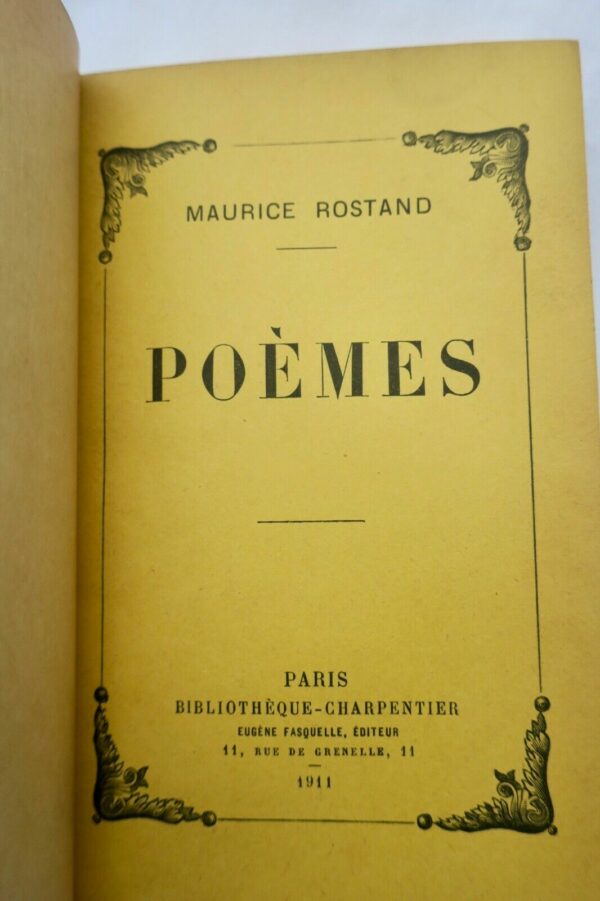 Rostand Poèmes /Japon, Louis Barthou reliure signée Mercier – Image 5
