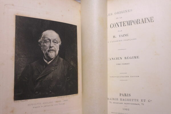 TAINE Les Origines de la France contemporaine 1902 10/11