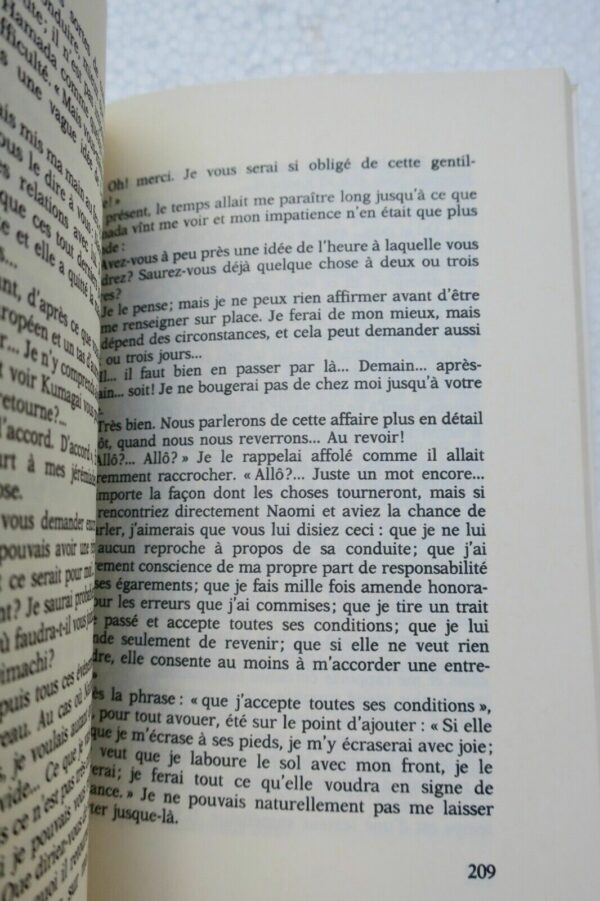 TANIZAKI JUNICHIRO UN AMOUR INSENSE - ROMAN – Image 3