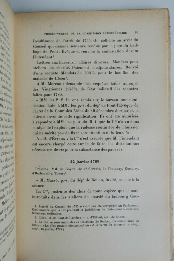 haute-Normandie Procès-verbal de la Commission intermédiaire de l'Assemblée 1787 – Image 4