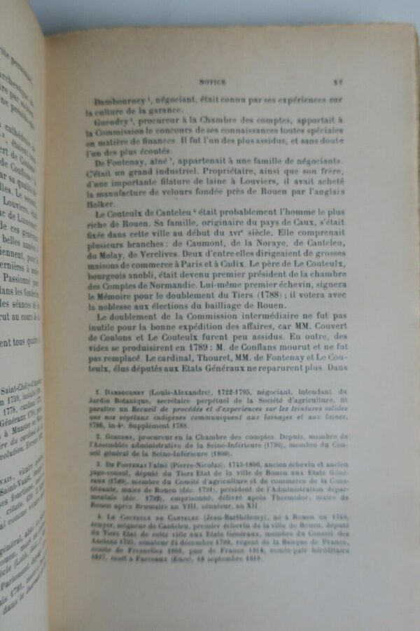 haute-Normandie Procès-verbal de la Commission intermédiaire de l'Assemblée 1787 – Image 6