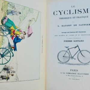 vélo L. Baudry de Saunier Le Cyclisme théorique et pratique